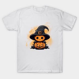 Baby Pumpkin Witch T-Shirt